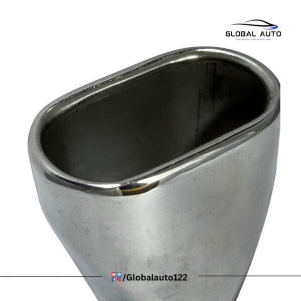 Universal Car Exhaust Pipe oval Design Stainless Steel Silencer Cover no : 17