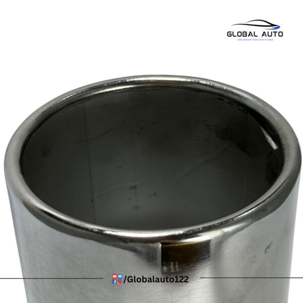 Universal Car Exhaust Pipe Round & Cut Design Stainless Steel Silencer Cover no : 25