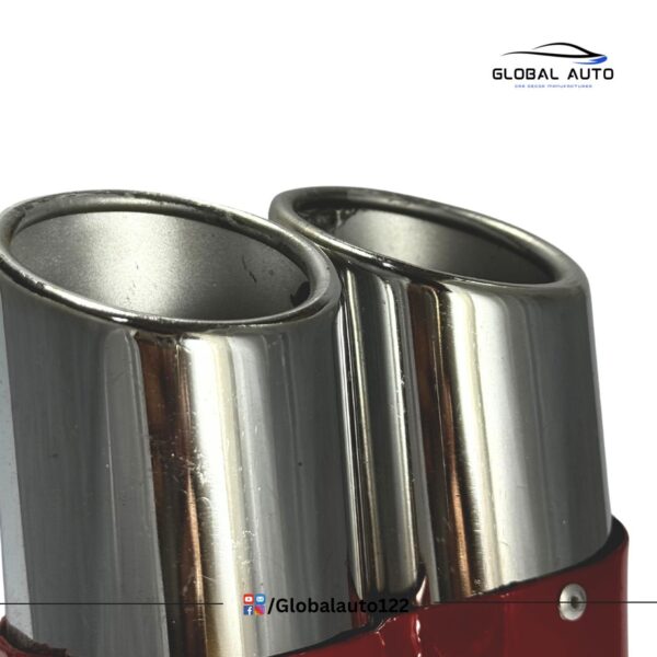 Universal Car Exhaust Pipe Double Cut Design Stainless Steel Silencer Cover no : 40