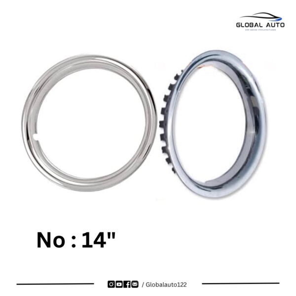 Chrome Rings for Car Wheels | Tye Rings no 14" car wheel ring