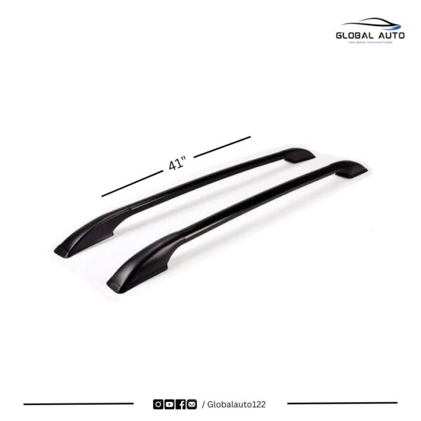 Car Roof Bar Large 41"(Black) | Roof Racks for Car Decoration